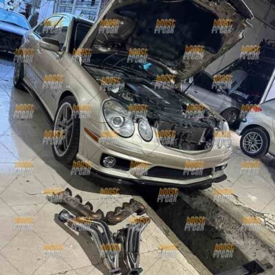 هدرز بنز E500 V8 موتور blue