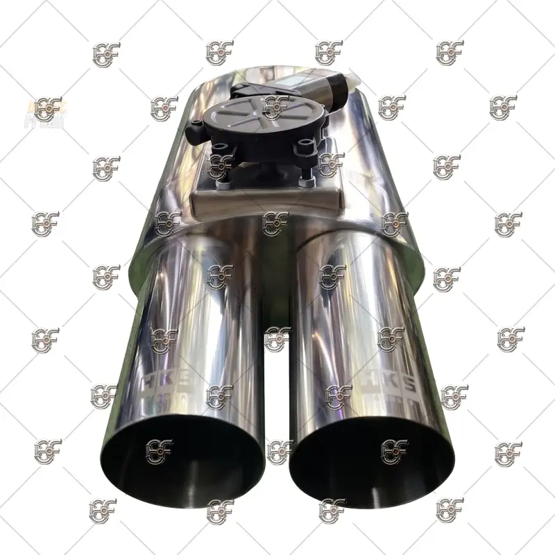 منبع اگزوز ریموت دار کروم hks دولول DR610 - Image 2